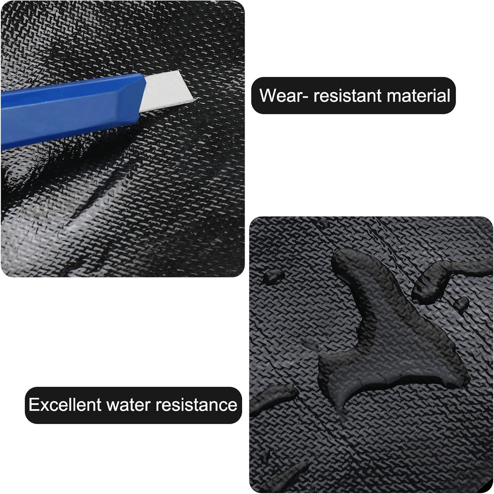 RealPlus 6" x 100ft RV Underbelly Tape Waterproof Belly Tape with Perman...