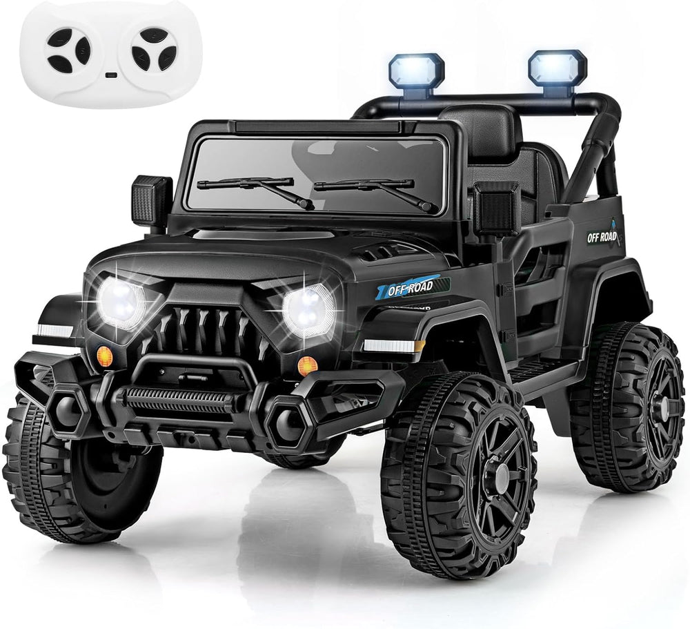Costzon 12V Kids Ride on Truck Car, Electric Vehicle w/Remote Control, Threaded