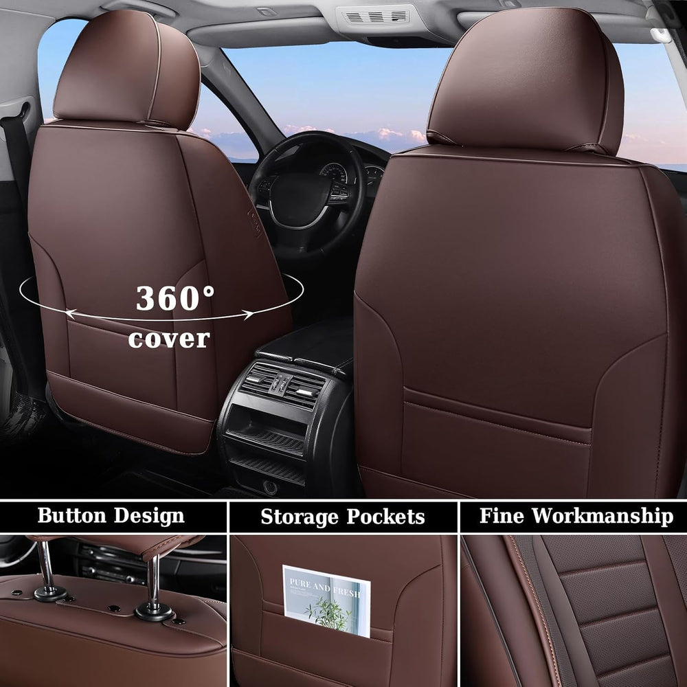 Coverado Car Seat Covers Front, Seat Covers for Cars, Waterproof 2-Pack Car S...