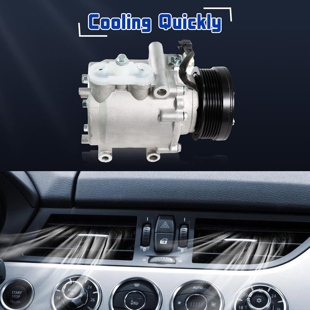 Kessocco CO 2486AC 12V AC Compressor Replacement for 2003-2006 Ford Expeditio...