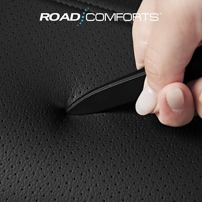 Road Comforts Leather Seat Covers, Breathable Car Seat Covers Full Set