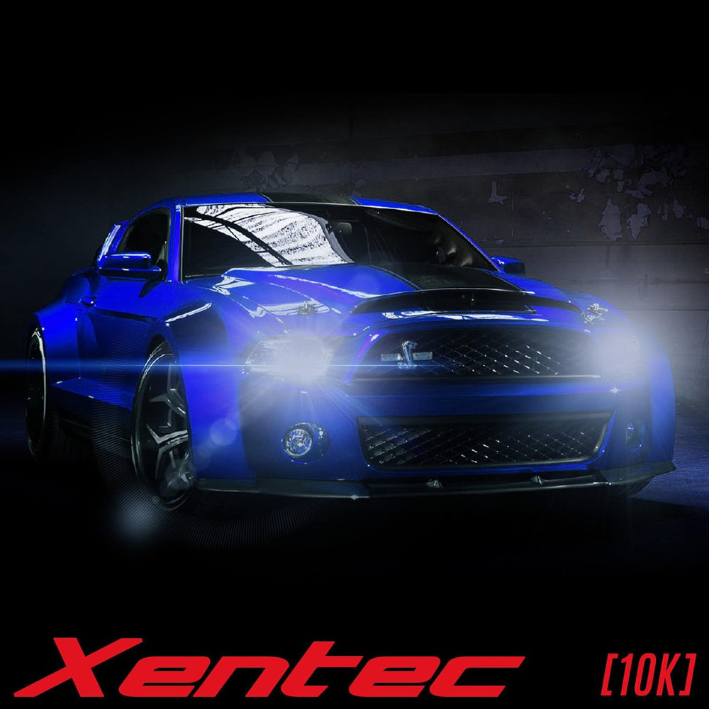 Xentec 9005 10000K HID xenon bulb x 1 pair bundle with 2 x 35W Digital Slim B...