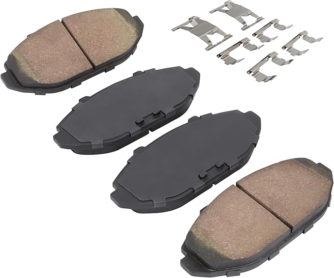 Premium Ceramic Front Brake Pads Compatible