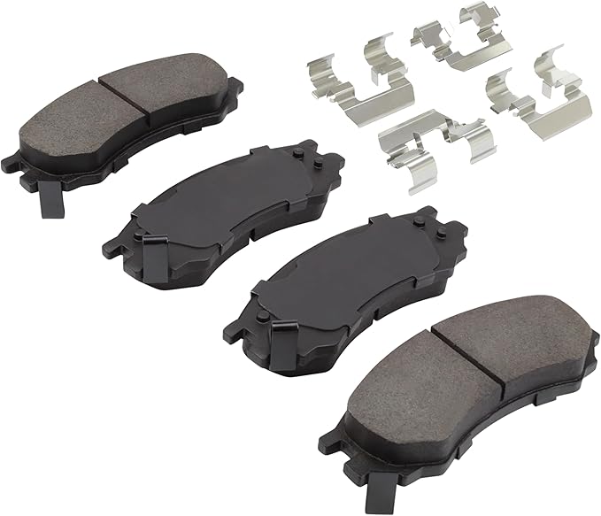 Premium Ceramic Front Brake Pads Compatible