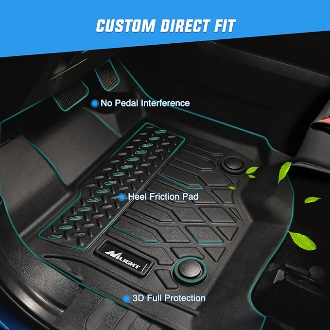 Nilight TPE Floor Mats for Hyundai IONIQ 5 SE Standard Range SE SEL 2022 2023