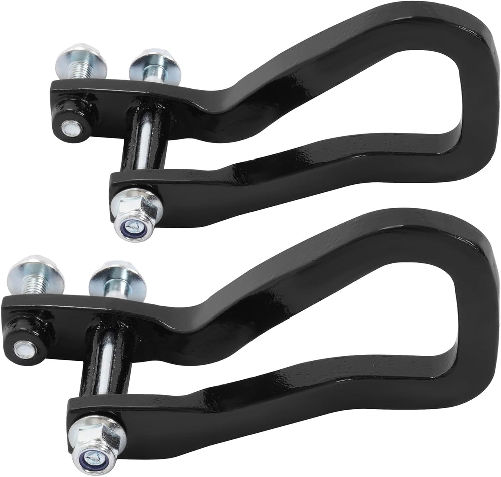 ALMULOO 2PCS Front Tow Recovery Hooks W/Bolts Compatible with 2019-2026 GMC S...