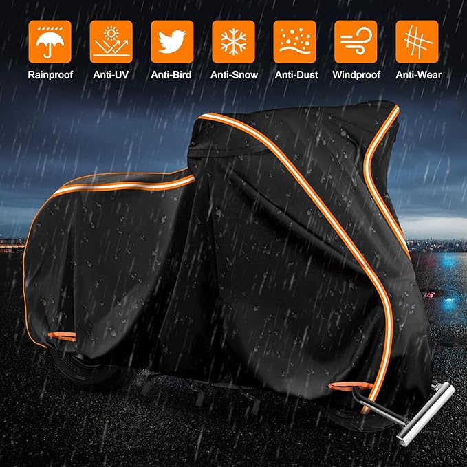 420D Waterproof Motorcycle Cover