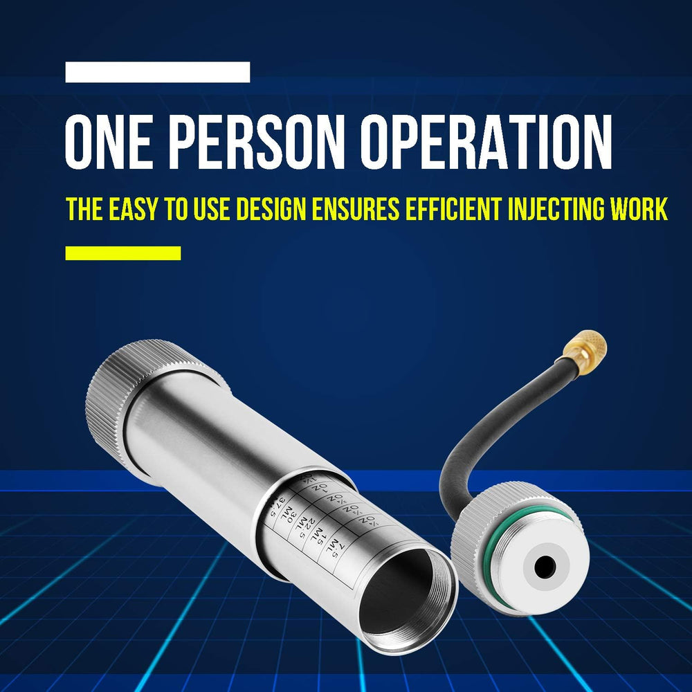 Lichamp AC Oil Injector R134A, R1234YF Refrigerant A/C Dye Injector Kit with ...