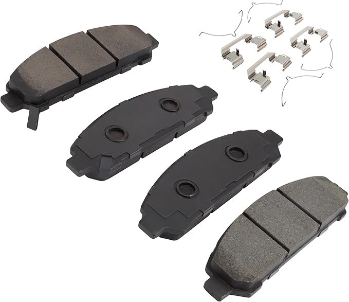 Premium Ceramic Front Brake Pads Compatible