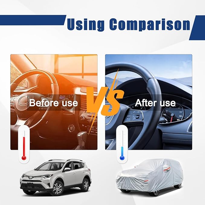 Kayme 6 Layers SUV Car Cover Custom Fit