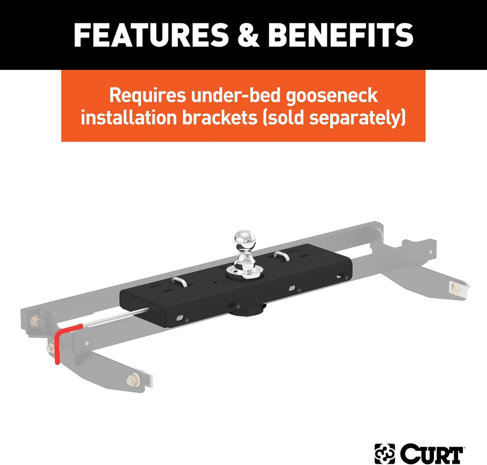 Curt Manufacturing 60607 DoubleLock Gooseneck Hitch