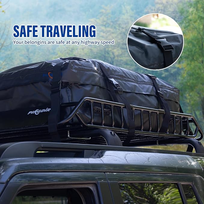 Roof Rack Basket 51" X 36" X 5" Rooftop Rack Cargo Carrier Uni...