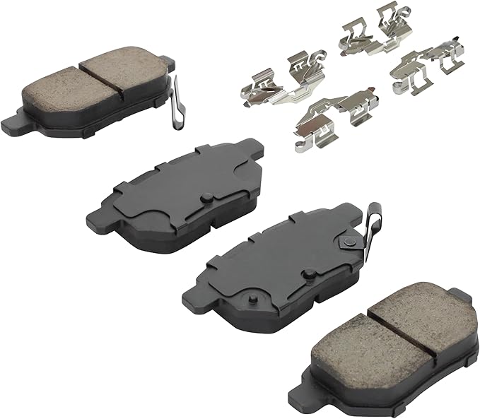 Premium Ceramic Front Brake Pads Compatible