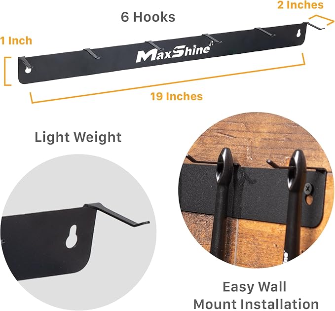 Maxshine Universal Detailing Brush Hanger (2-Pack)