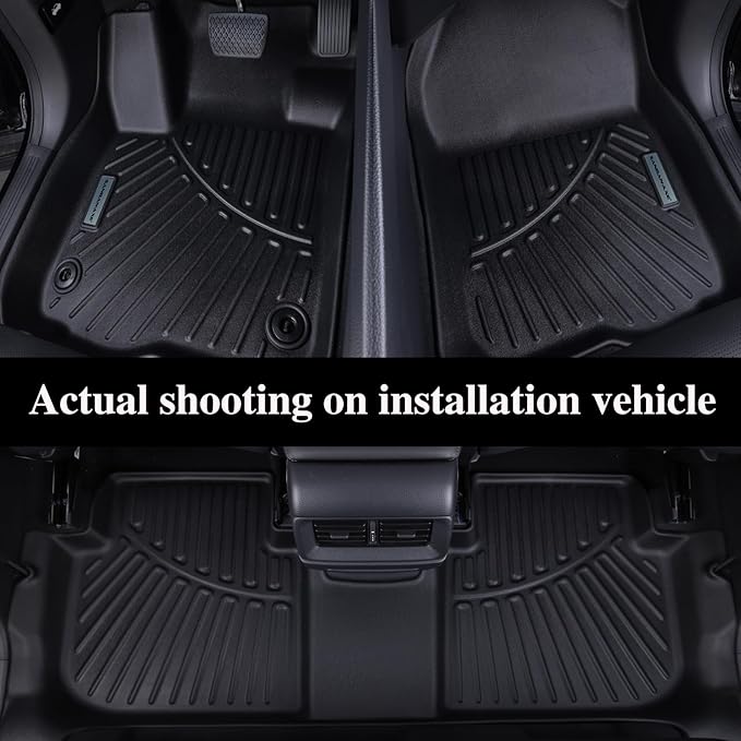 Floor Mats for Ford F-150 SuperCrew Cab 2010-2014, All-Weather Custom Fit (3-...