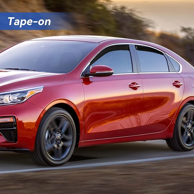 Window Visors Rain Guards for 2019 2020 2021 2022 2023 2024 Kia Forte,