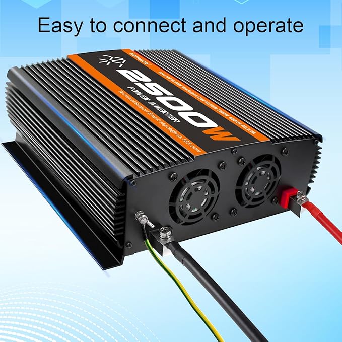 2500 Watt car Power Inverter 12V to 110V /120V, 2000+ watt invertor