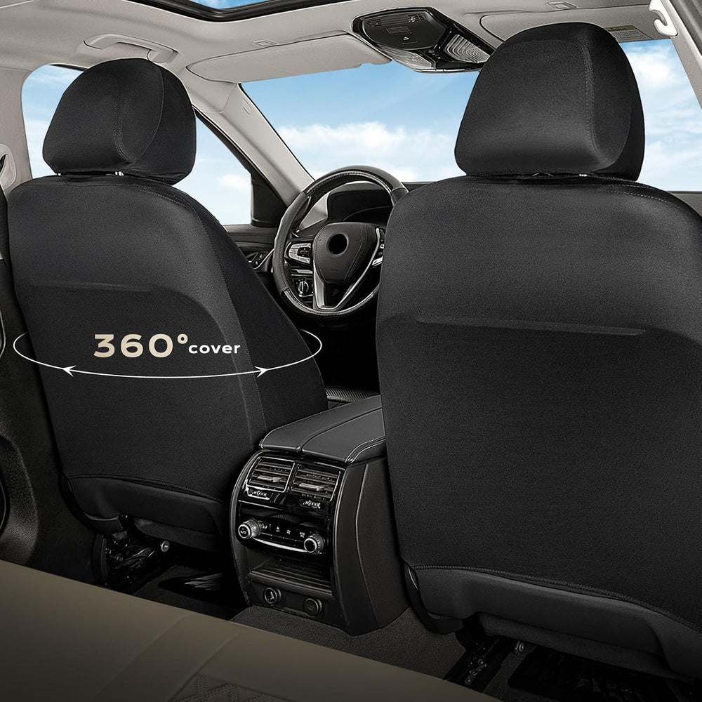 Coverado Car Seat Covers Full Set, Beige Car Seat Covers, Luxury Leather Car ...