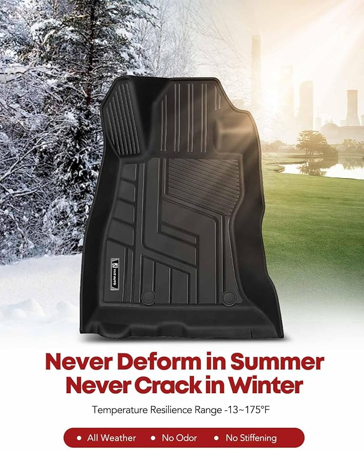 YHTAUTO Floor Mats Fit 2019-2024 Subaru Forester, TPE All Weather Floor Liner