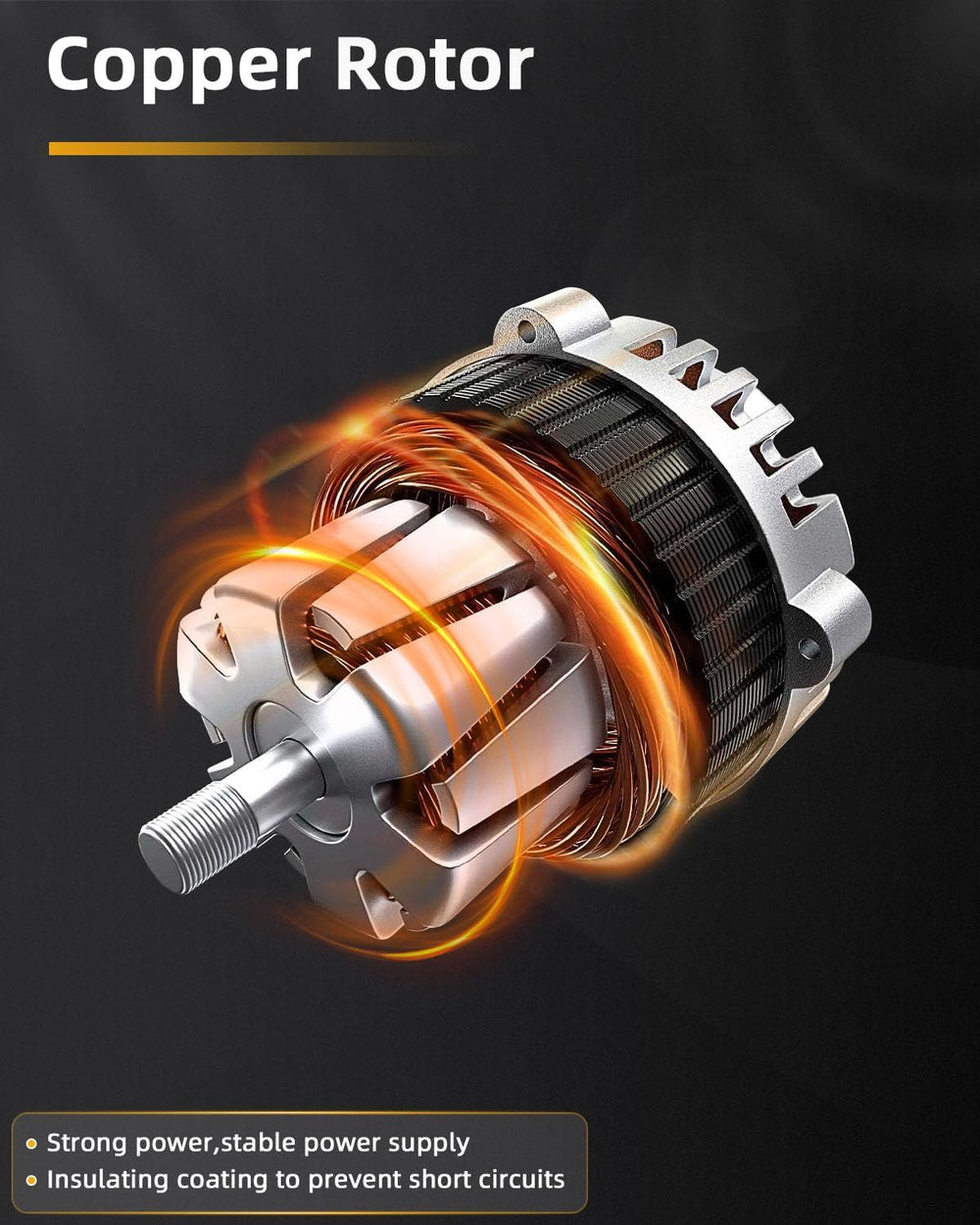 Automotive Alternator Chrome for 110Amp 1 Wire Self Exciting Street Rod GM 30...