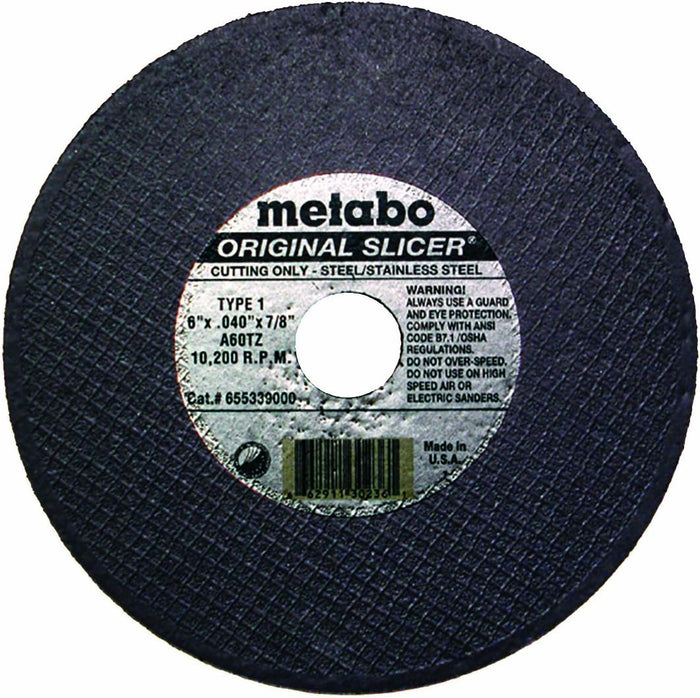 6 Inch x .040 Metabo Abrasive Cutoff Wheel - 10 Pack