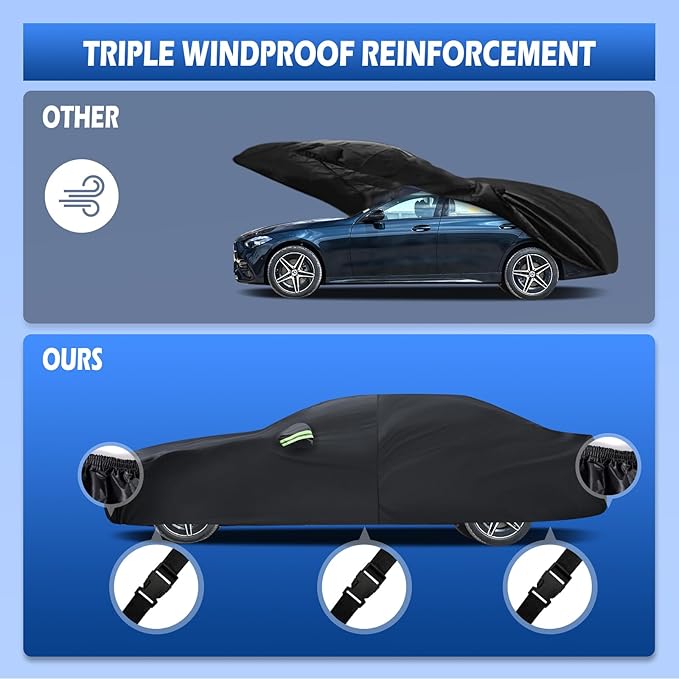 Car Cover Custom Fit for 2008-2025 Mercedes Benz C-Class C300 C350 C400 C450