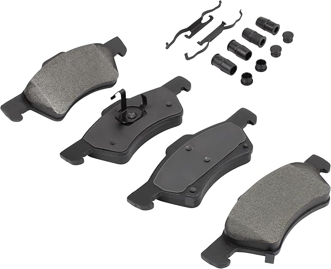 Premium Semi-Metallic Front Brake Pads Compatible