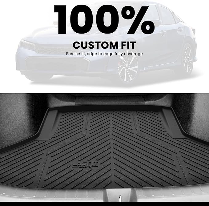 LASFIT Trunk Mat for Honda Civic Sedan 2022-2026 & Civic Sedan Hybrid 202...