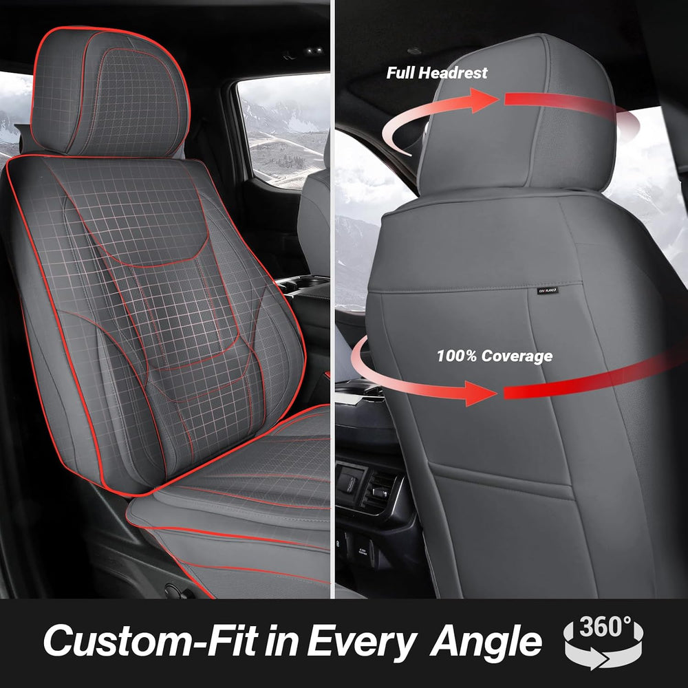 Coverland Premium Custom Fit Truck Car Seat Covers Full Set Seat Waterproof