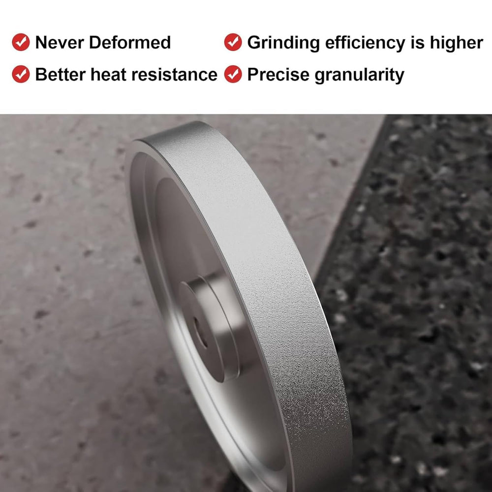 CBN 4 in 1 Grinding Wheel, 8 Inch Dia x 1 Inch Wide x 5/8 Inch Bore for Sharp...