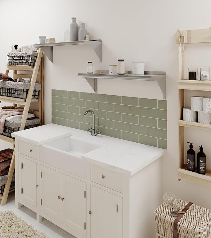 AmGood 30" Long X 10" Deep Stainless Steel Wall Shelf | NSF Certifi...