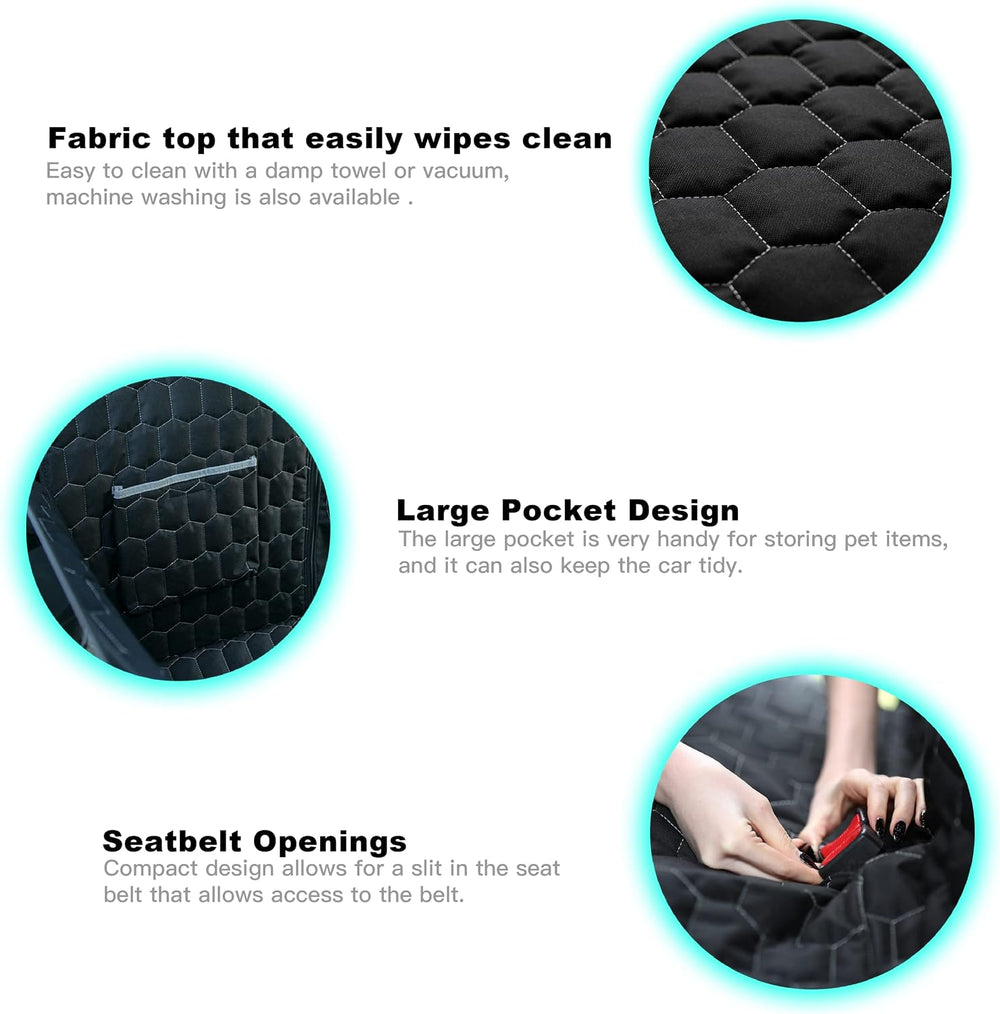 Meginc Dog Seat Covers for Back Seat, Dog Car Seat for Tesla Model 3, 100% Wa...