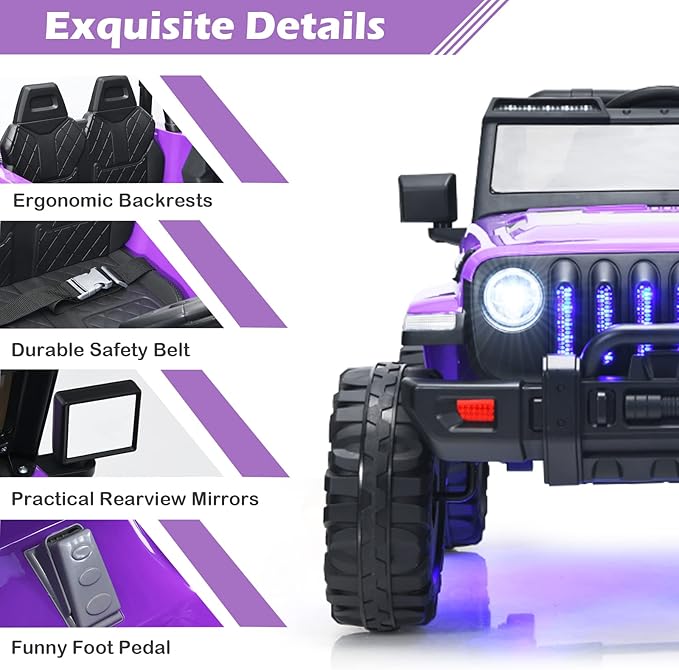 INFANS Kids Ride on Car Truck
