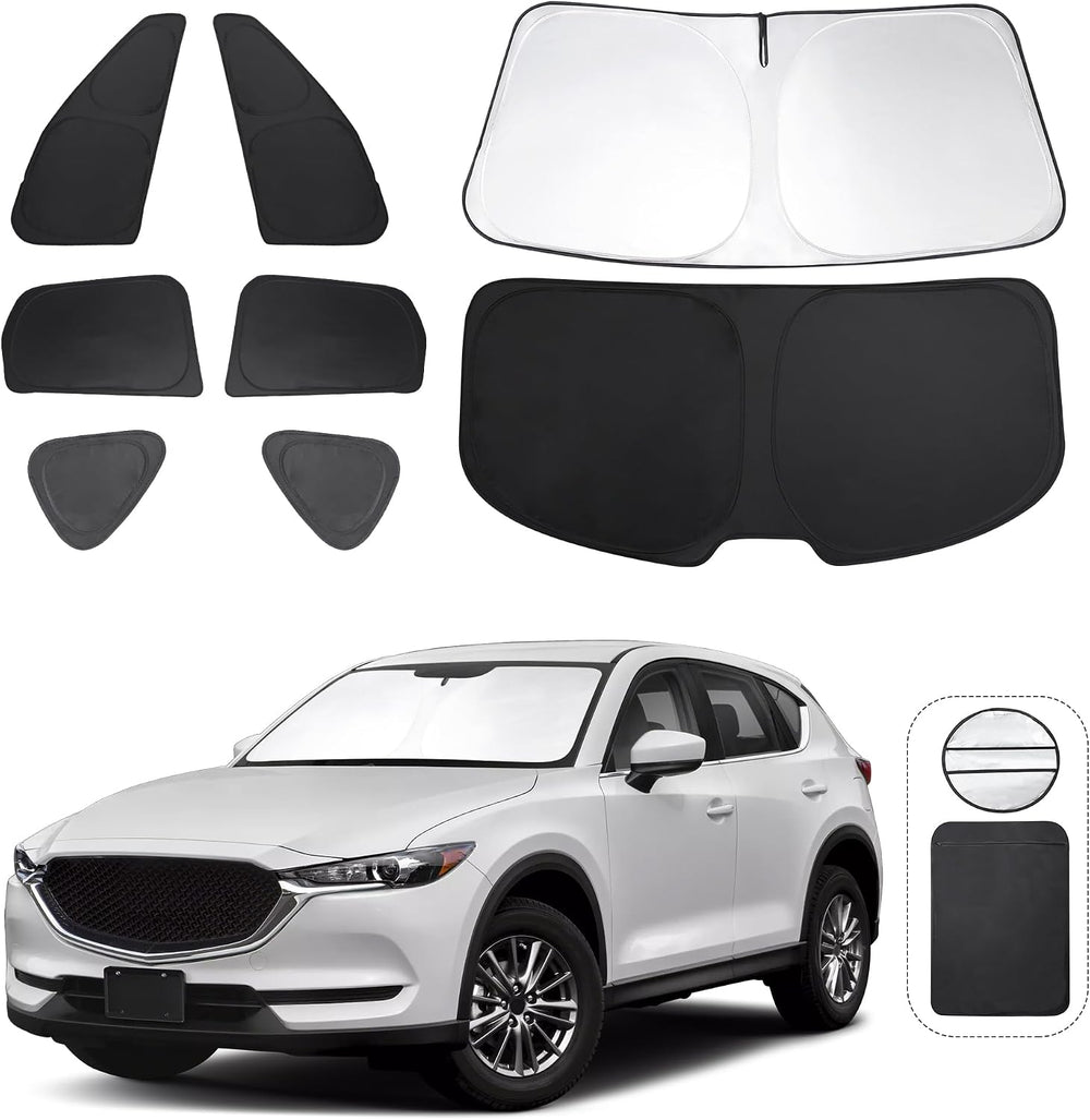 TINGLU Window Shades for Mazda CX-5 2017-2024 2025 Accessories Car Side Full ...