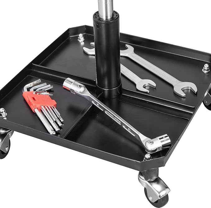 Torin ATR6350B Rolling Pneumatic Creeper Garage/Shop Seat: Padded Adjustable