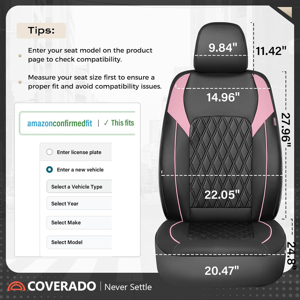 Coverado Seat Covers, Car Seat Covers Full Set, Car Seat Cover, Car Seat Cove...
