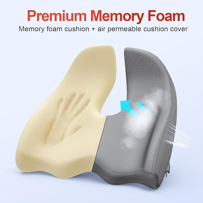 Benazcap X Large Memory Seat Cushion