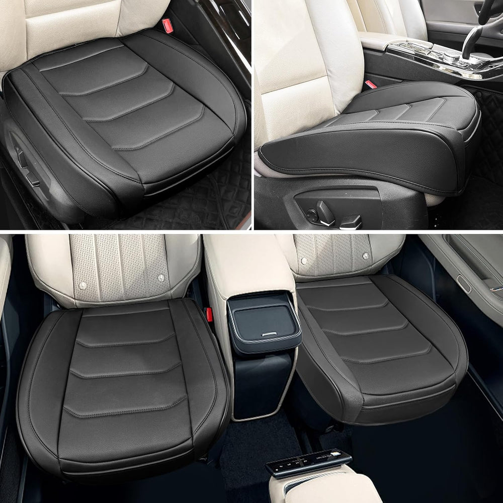BOPUOVRE Car Seat Cover for Luxury & Comfort PU Leather