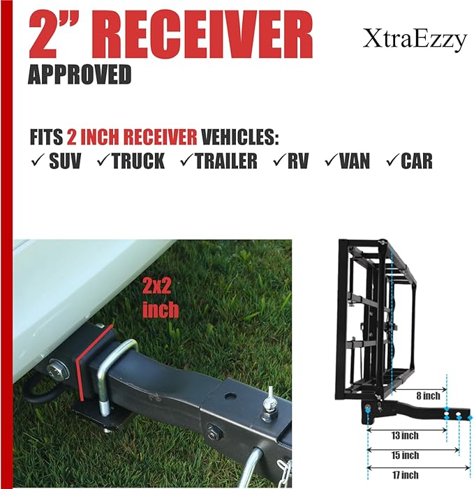Hitch-Mount Bike Rack for Ebike Heavy-Duty