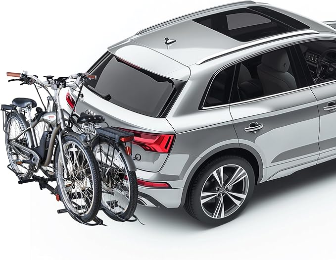 Rockland Foldable 2-Bike Rack, 200 lbs Capacity, Hitch Mount Bike Rack