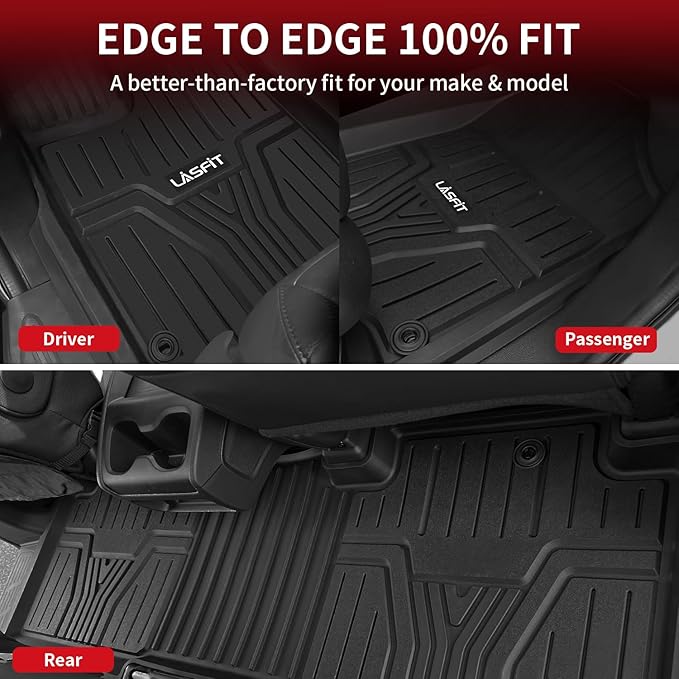 LASFIT Floor Mats & Trunk Mat for Honda Odyssey 2026 2025 2024 2023 2022 ...