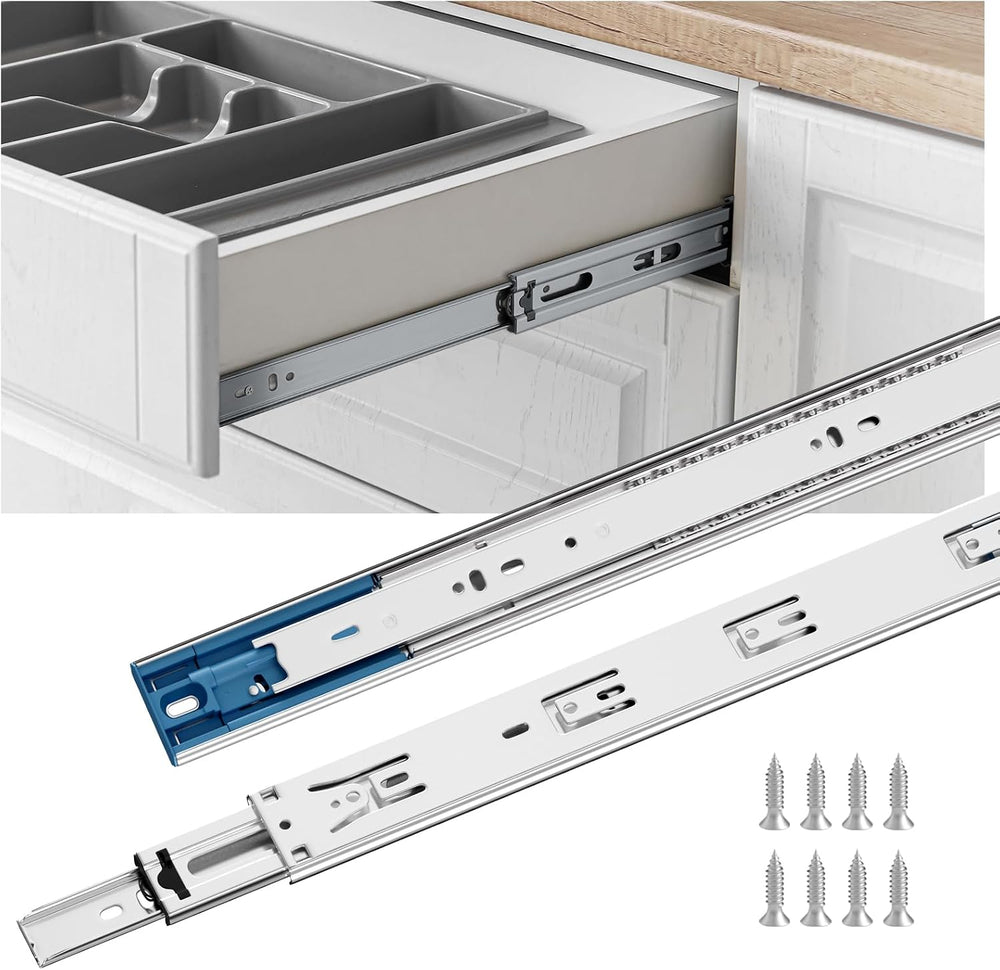 Goldenwarm 10 Pair 22 Inch Soft Close Drawer Slides