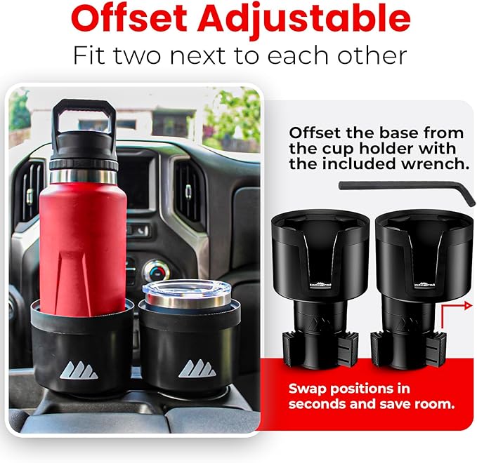 Integral Ultimate Expander Car Cup Holder (2 Pack)