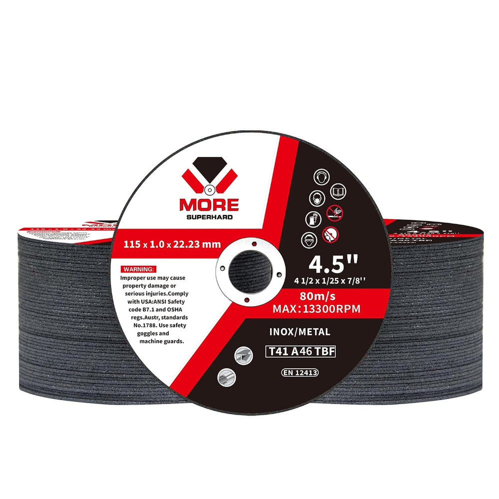 Cut Off Wheels 4-1/2 Inch, 100 Pack Cutting Discs, 4.5" x 0.047" x ...