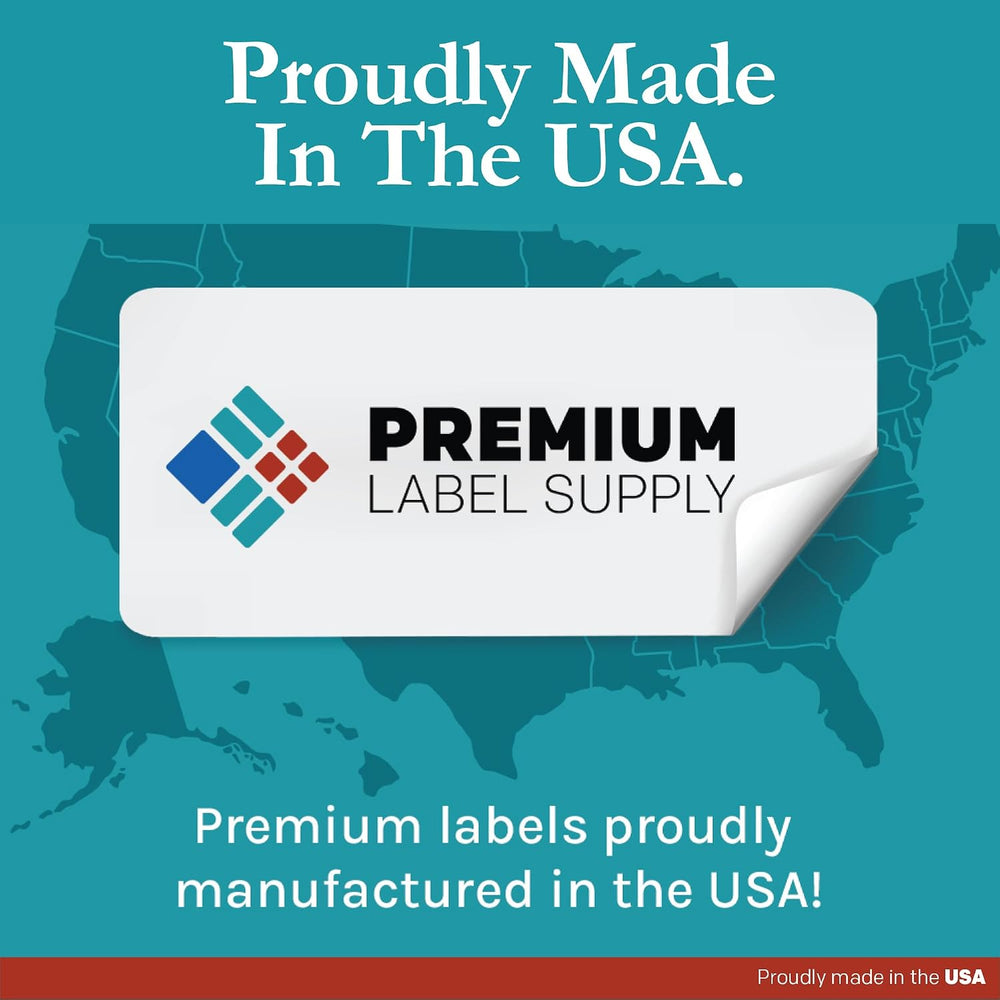 Premium Label Supply White Sticker Barcode Labels – 1.5" x 1" – Las...