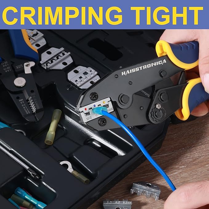 haisstronica 6PCS Crimping Tool Set