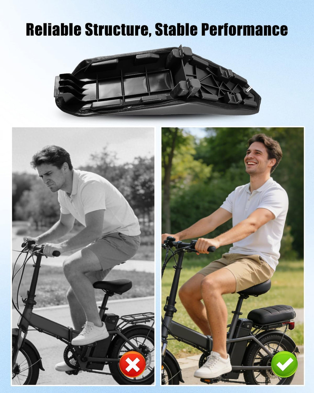 Motorcycle Replacement Seat Cushion Pad Fit for Tutti Tutto Soleil 01, Black ...