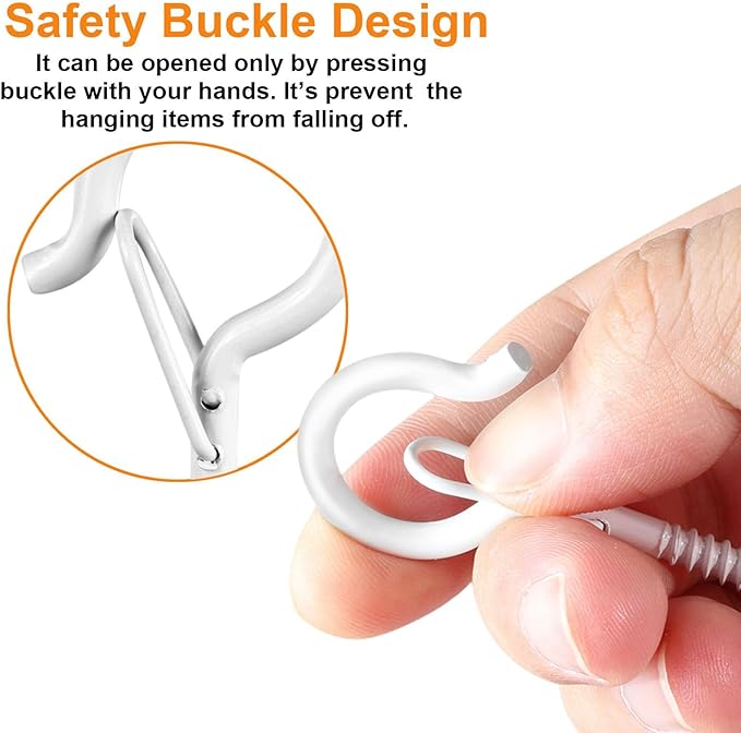 96 PCS Q-Hanger Hooks, Screw Hooks