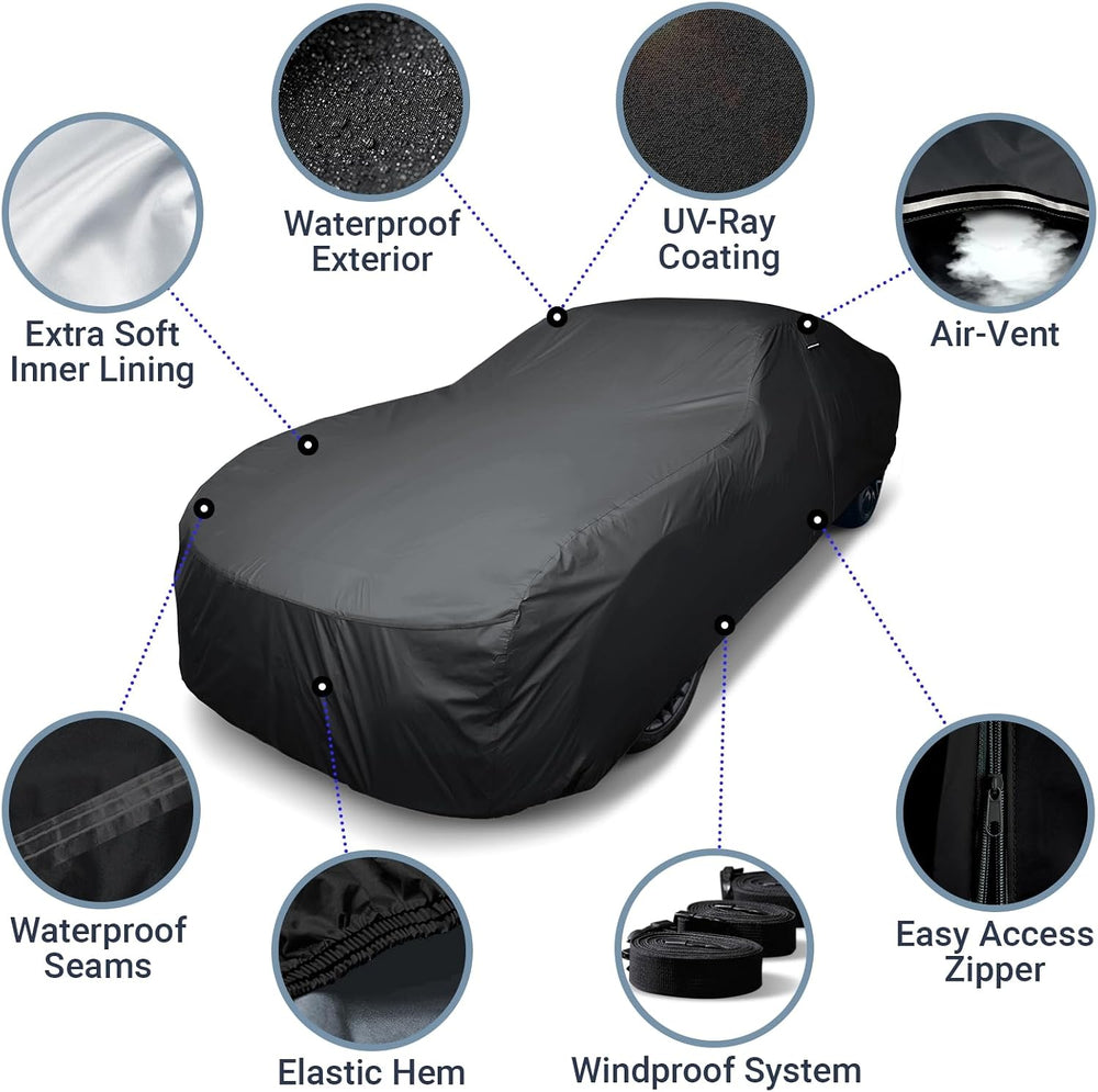 iCarCover Waterproof Car Cover for 1971-1977 Chevy Vega Wagon