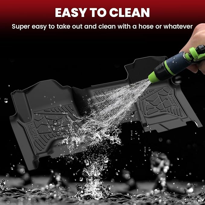 LASFIT Floor Mats 2014-2018 for Chevy Silverado/GMC Sierra 1500, 2015-2019